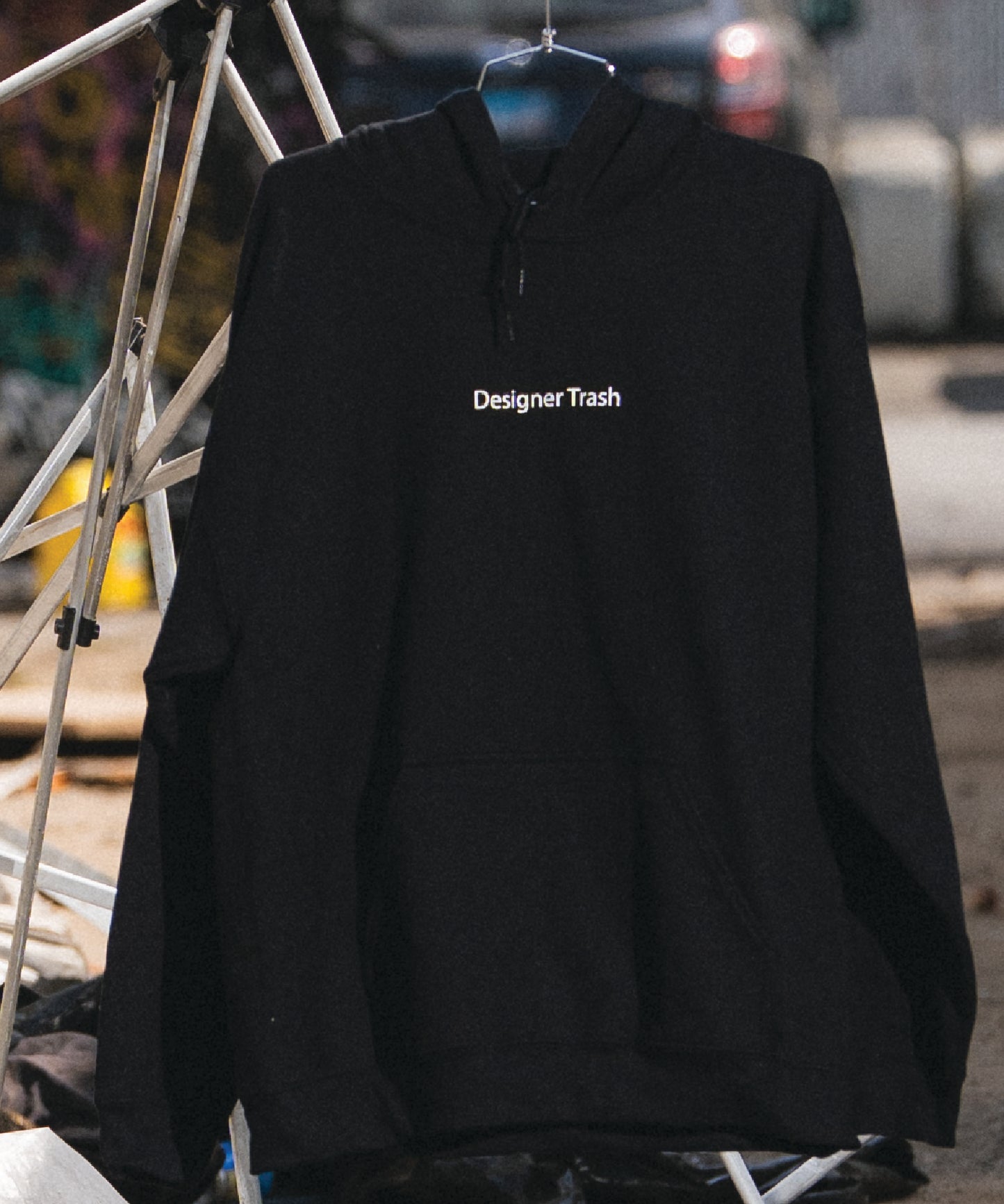 DESIGNER TRASH HOODED SWEATSHIRT