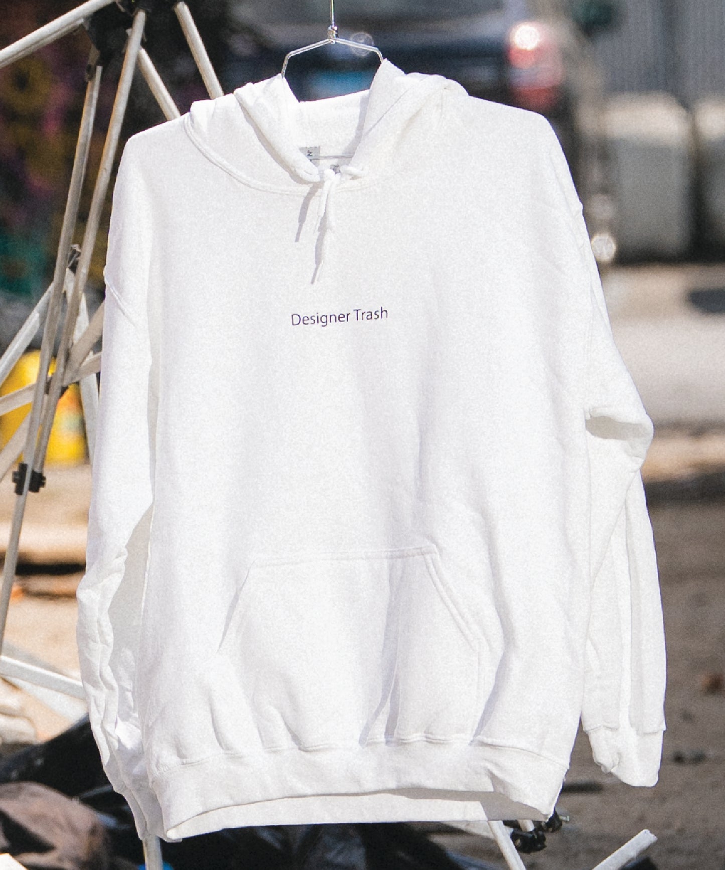 DESIGNER TRASH HOODED SWEATSHIRT