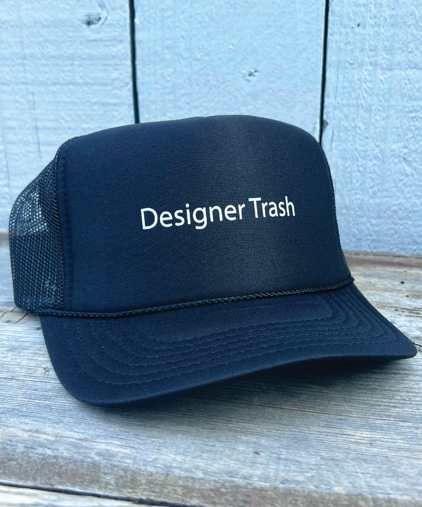 DESIGNER TRASH SNAP BACK FOAM TRUCKER HAT