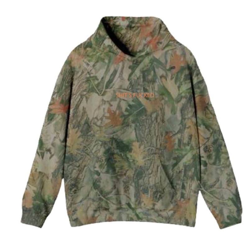 Shits Fucked Outdoor Camo Hoodie