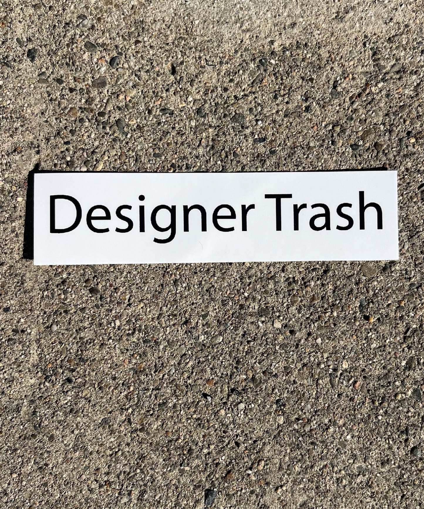 DESIGNER TRASH MINI STICKER