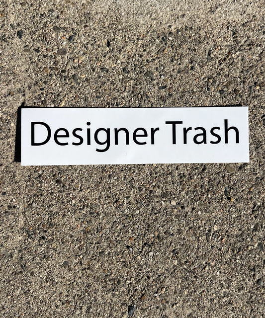 DESIGNER TRASH MINI STICKER