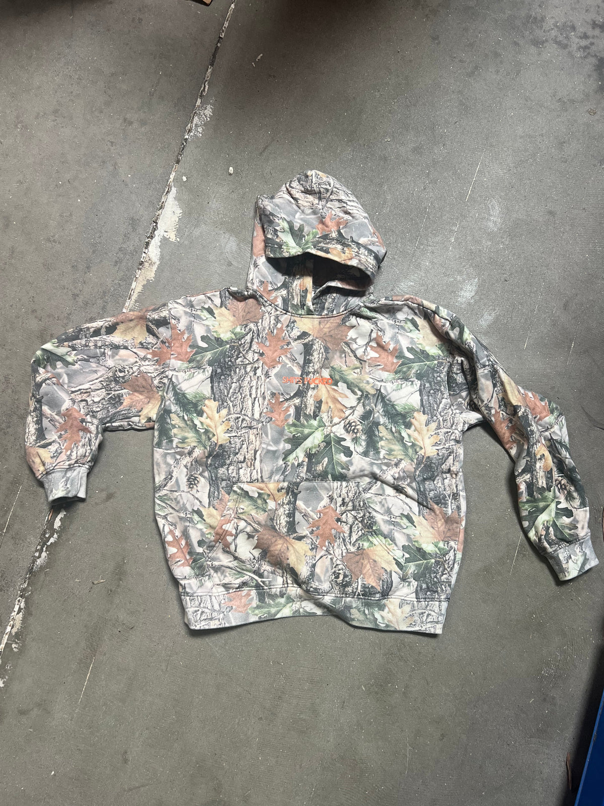 Shits Fucked Outdoor Camo Hoodie