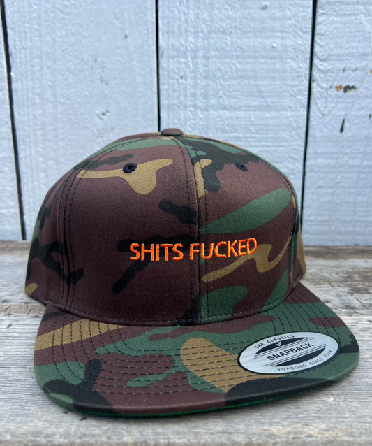 NO LIMIT SOLDER CAMO SHITS FUCKED SNAPBACK HAT