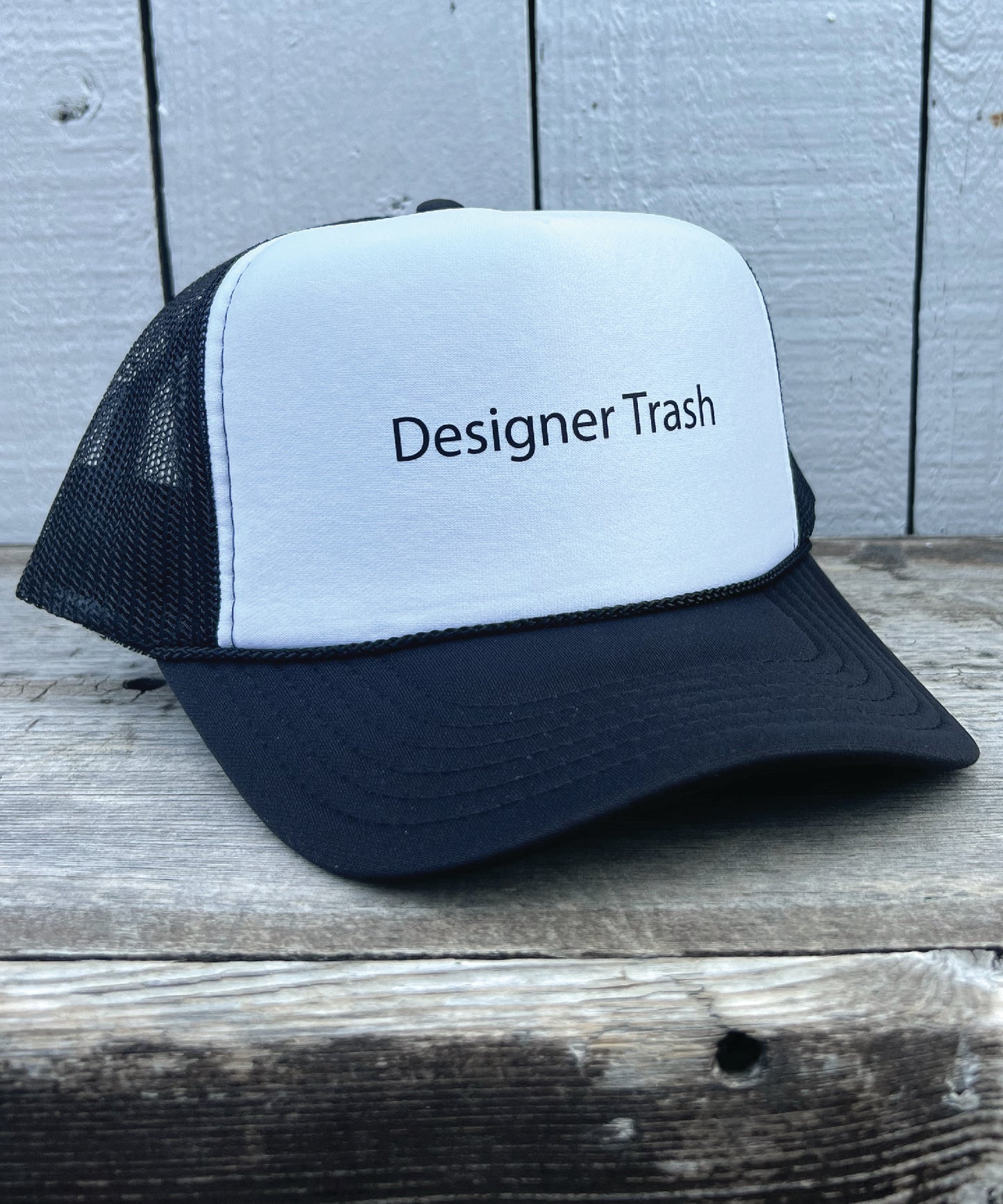 DESIGNER TRASH SNAP BACK FOAM TRUCKER HAT