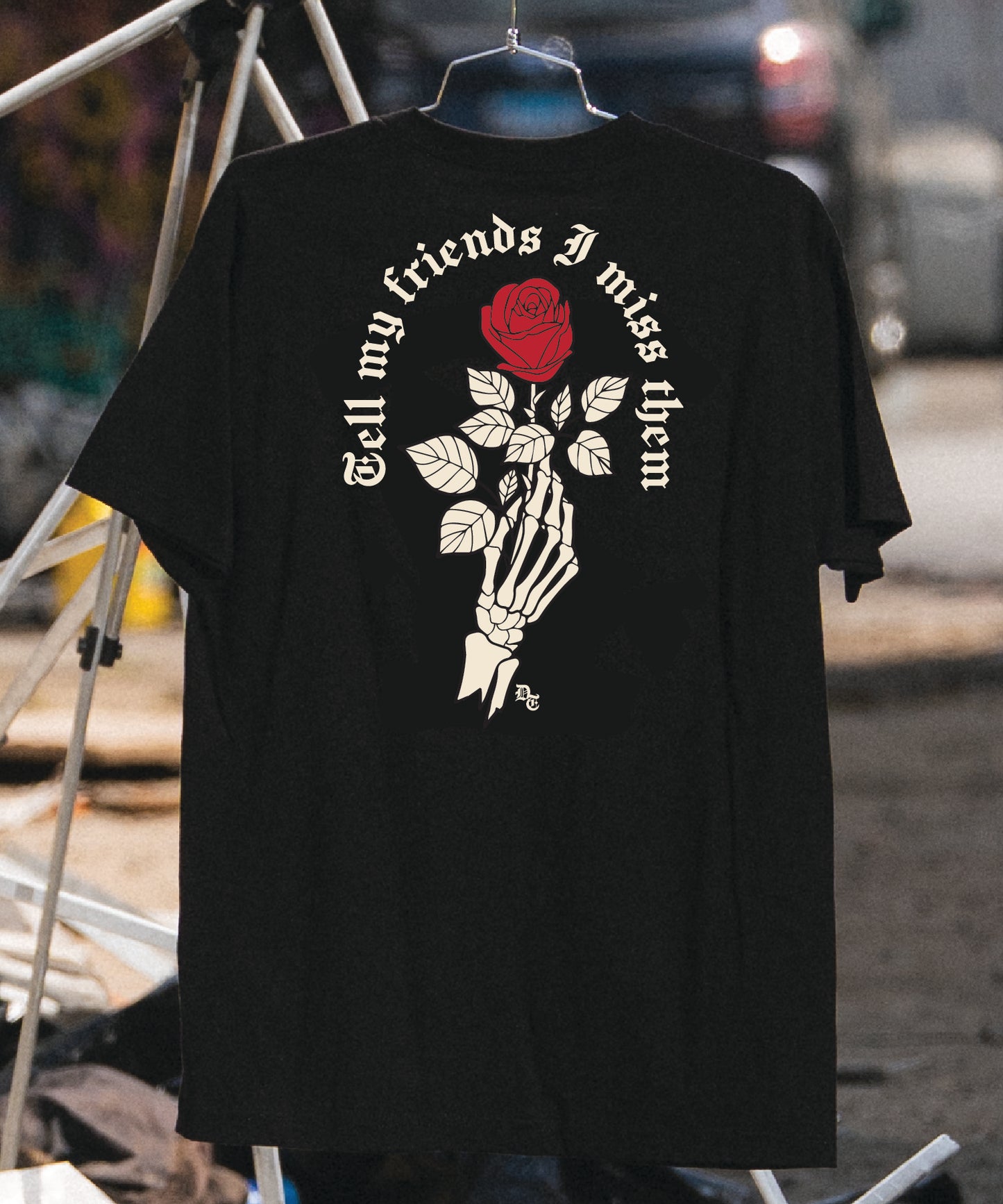 TELL MY FRIENDS SLEEVE TEE