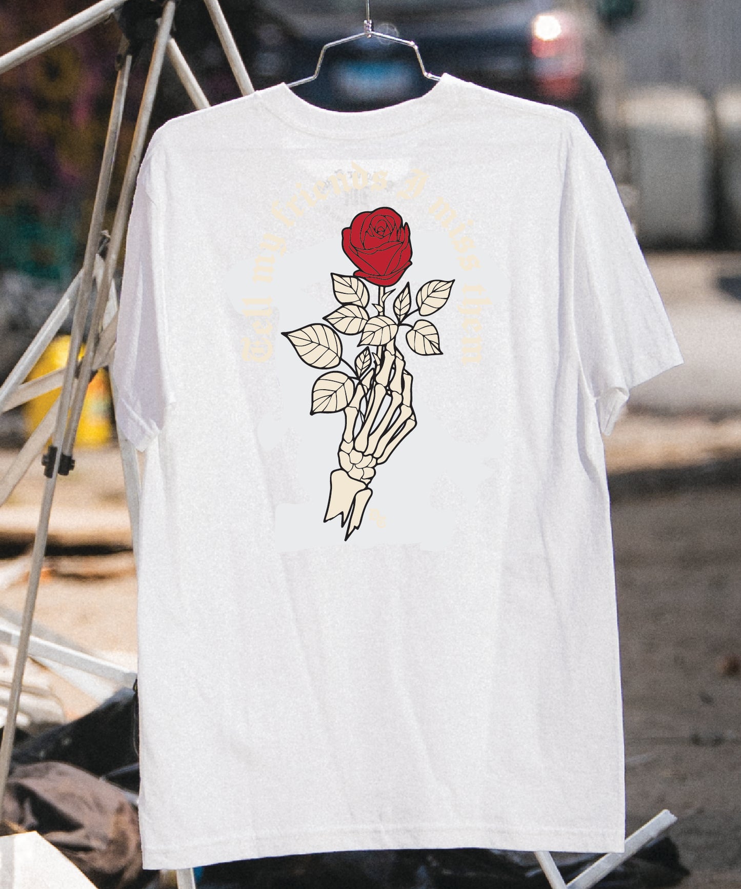 TELL MY FRIENDS SLEEVE TEE